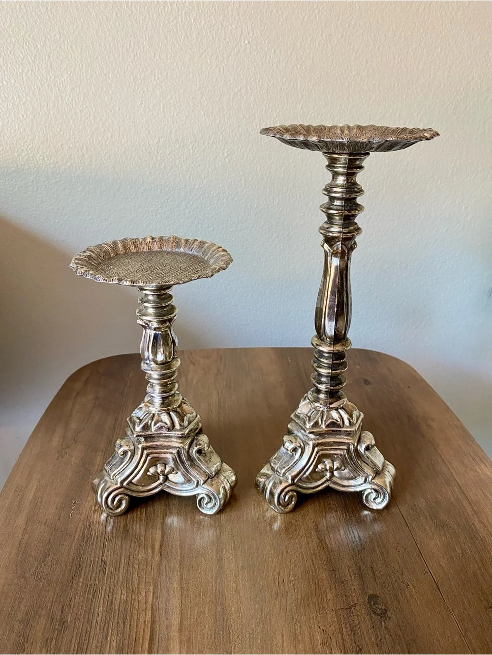 Vintage Rubel Antique Candlesticks Candle Holders